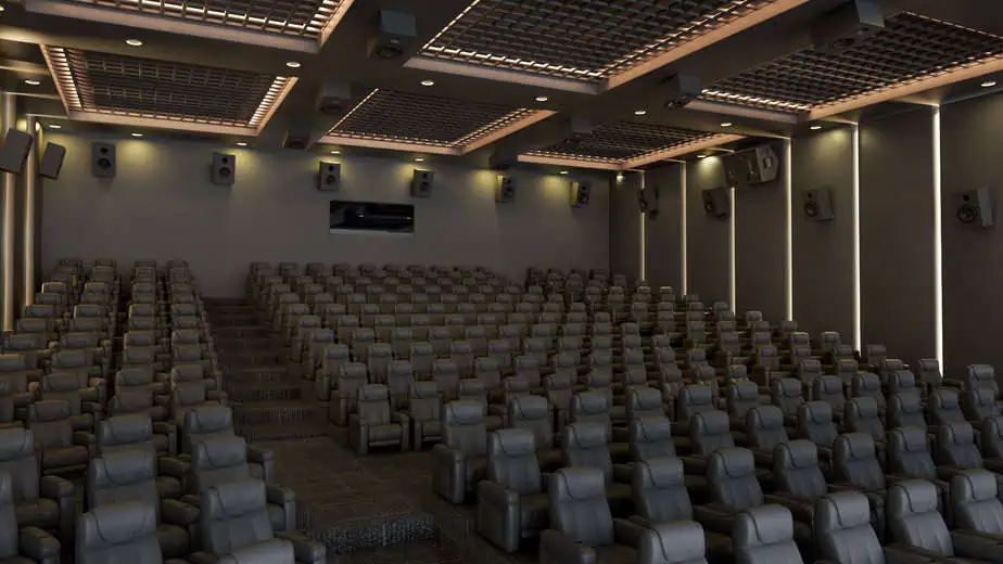 DTS:X for IAB 몰입형 오디오 상영관 DTSX for IAB cinema speaker layout